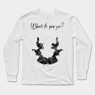 Rorschach inkblot test Long Sleeve T-Shirt